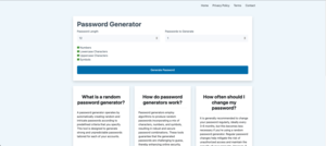Password Generator